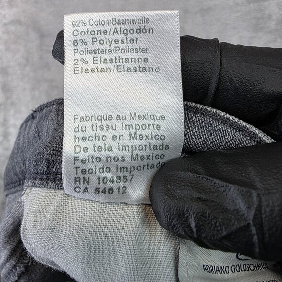 AG Adriano Goldschmied Jeans Womens 30R Gray The Harper Slim Fit Stretch Denim - Picture 12 of 12